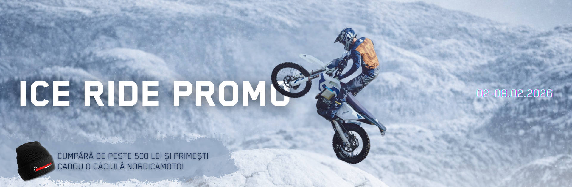 Ice ride promo caciula