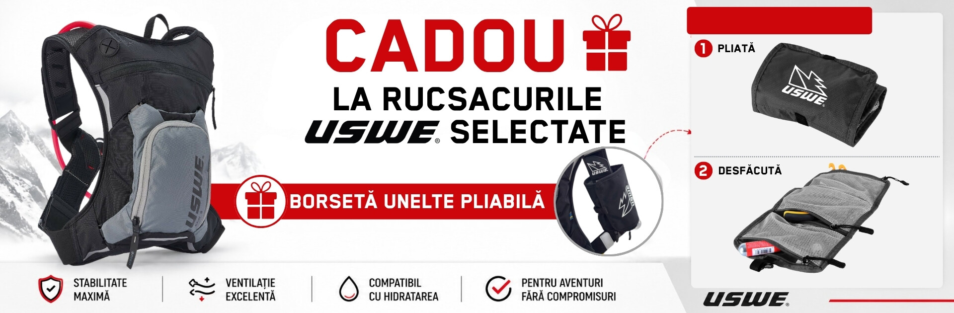USWE PROMO CADOU RUCSAC