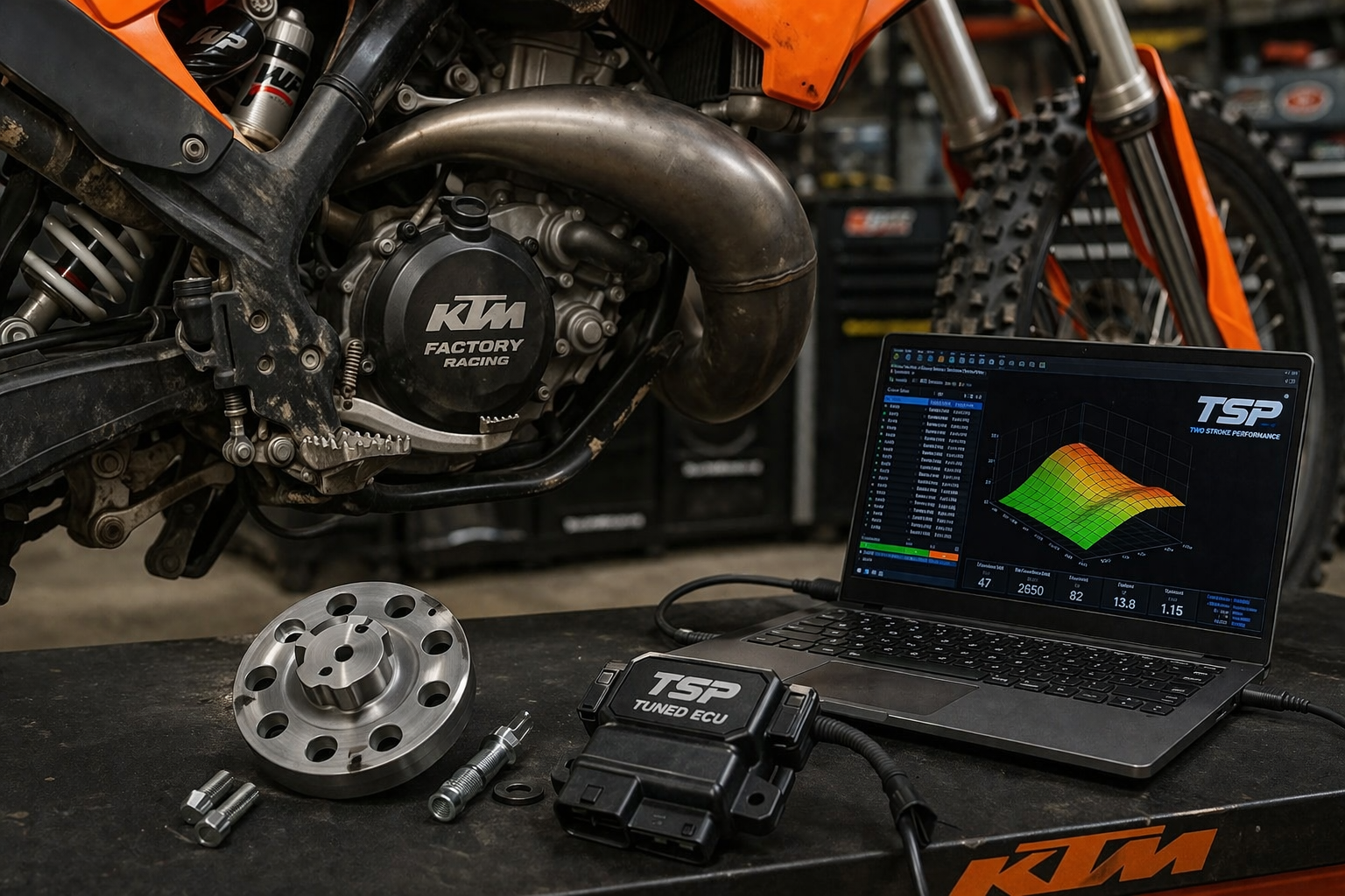 Cum crești cuplul la KTM 300 EXC TBI – 3 modificări esențiale pentru performanță reală