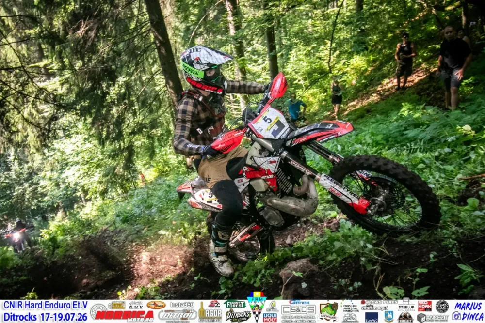 Cezar Șulea se pregătește pentru debutul în Gold Class la Red Bull Romaniacs
