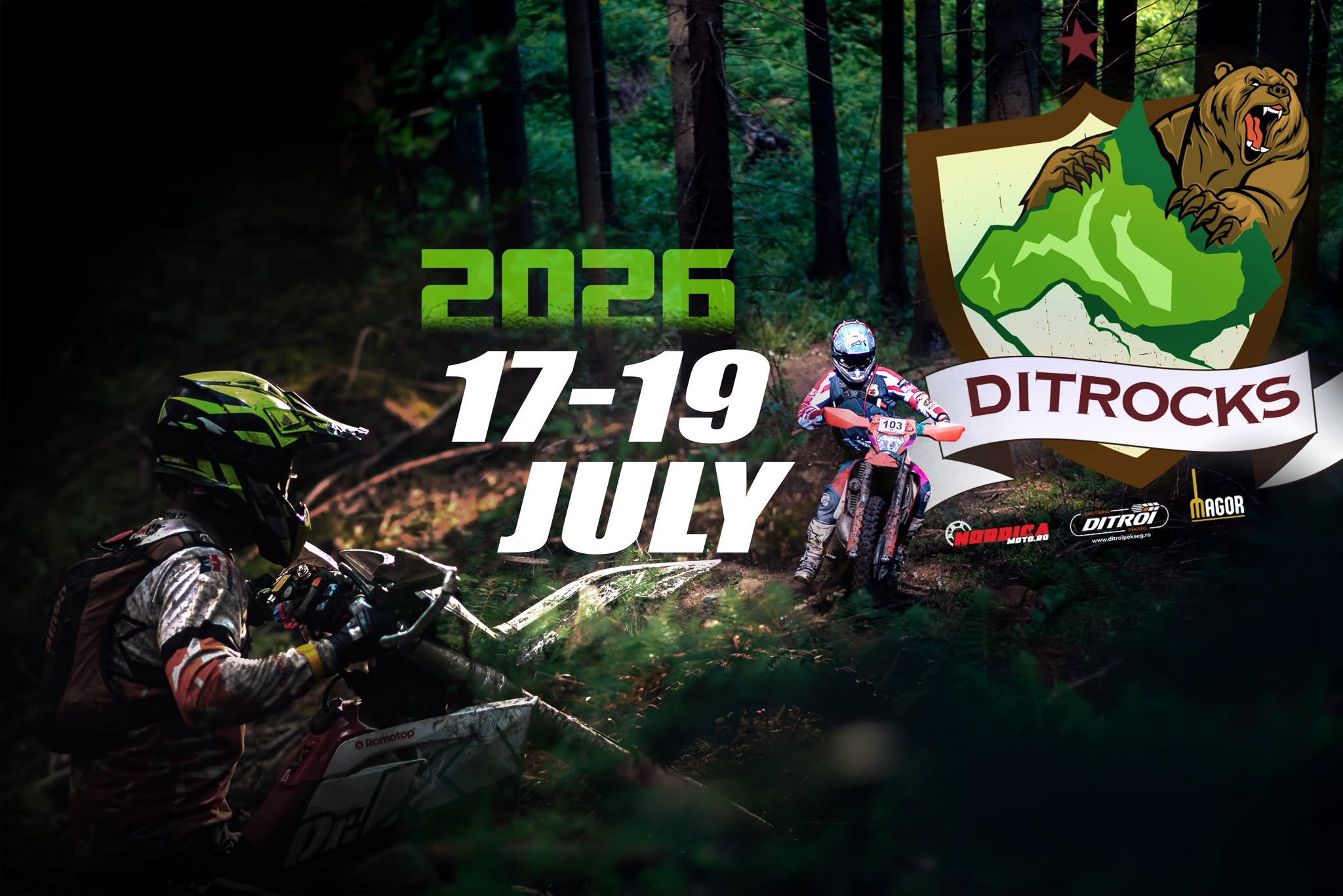 Ditrocks 2026: etapa a V-a a Campionatului Național de Hard Enduro ajunge la Ditrău