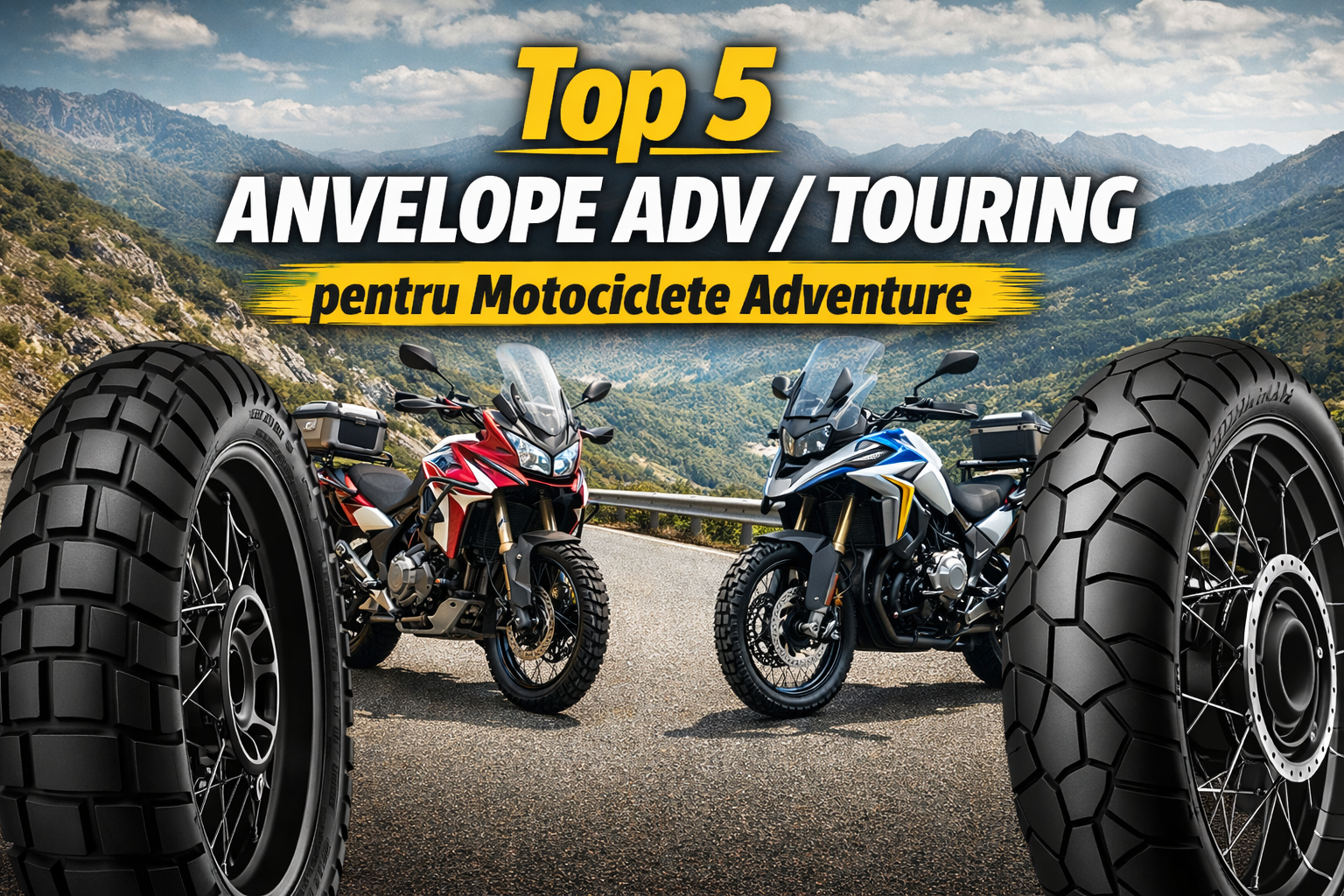 Top 5 anvelope Adventure/Touring – cele mai bune modele pentru touring și confort
