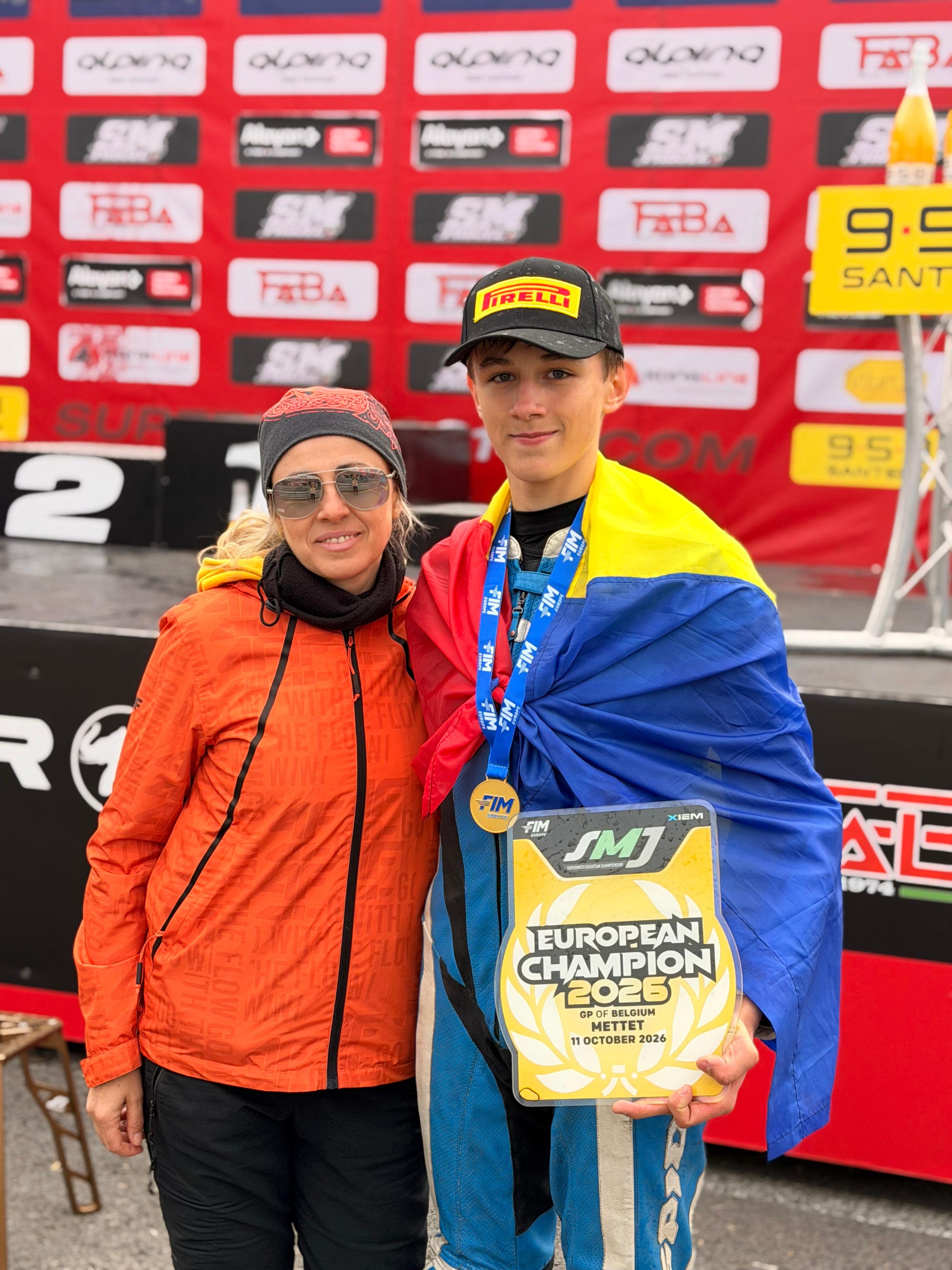 Mark Szabo, campion european la Supermoto Junior în 2026, după o finală gestionată fără greșeală