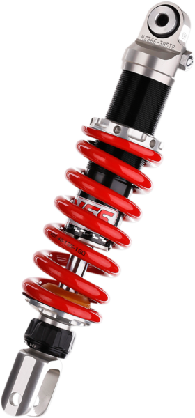 Emulsion Mono Gas Shock Adjustable Length Silver, Red, Black, 1, nordicamoto.ro