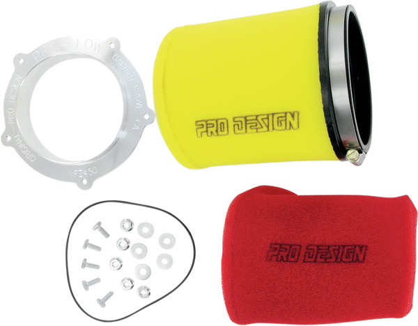 Pro-flow Airbox Filter Kit Red, Yellow, 1, nordicamoto.ro