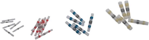 Heat-shrink Solderless Wire Connector Kit/refill Blue, Red, White, Yellow-0