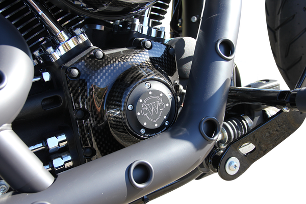 Ignition Cover Twin Cam Black, 4, nordicamoto.ro