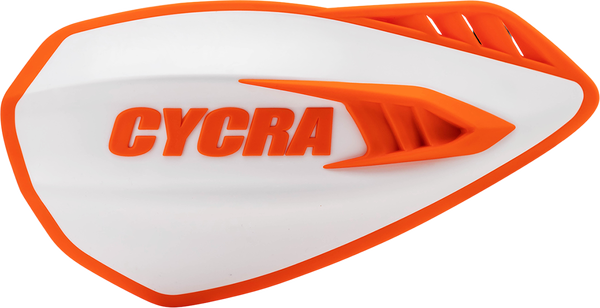 Cyclone Handguards Orange, White-0