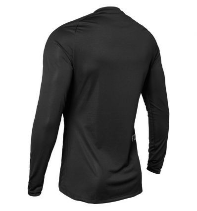 Tricou Fox Tecbase LS Base Layer Black-0