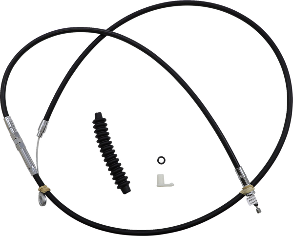High-efficiency Black Vinyl Clutch Cable Black Standard, 1, nordicamoto.ro