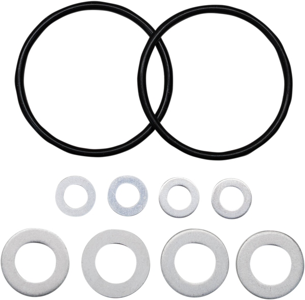 MOOSE RACING Oil Filter Hardware Kit Black, Silver -0