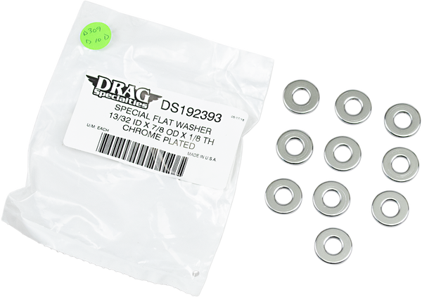 Specialty Flat Washers Silver, 1, nordicamoto.ro