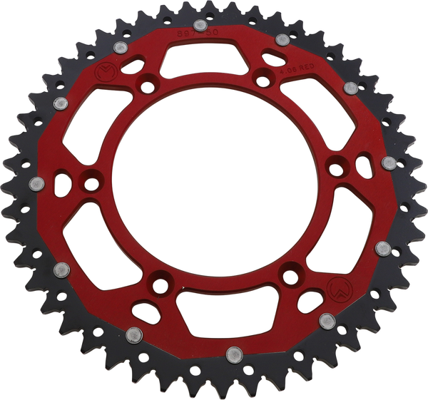 MOOSE RACING Pinion dublu roșu, 1, nordicamoto.ro