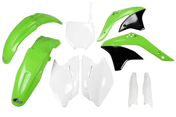Body Kit 07 Kxf450 Black, Green, Oem, White 