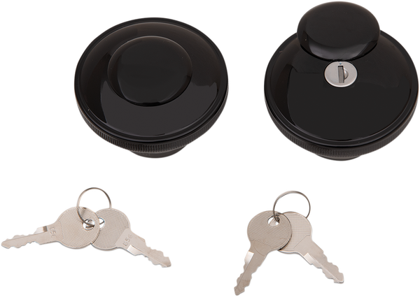 Screw-in Locking Gas Cap Black, 2, nordicamoto.ro