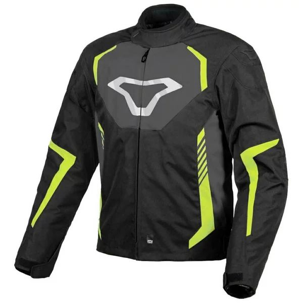 Geaca textil impermeabila MACNA TAZAR XXL Negru/Galben fluo, 13, nordicamoto.ro