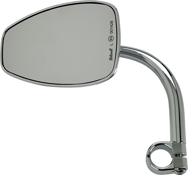 Clamp-on Utility Mirror Silver, 2, nordicamoto.ro