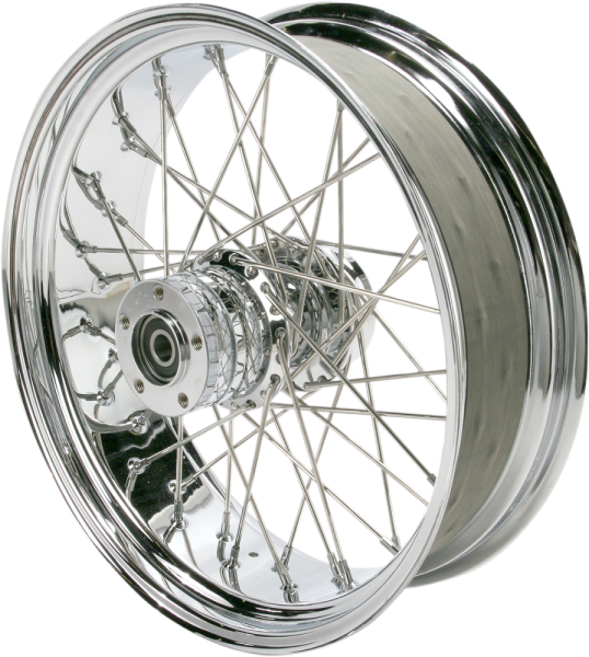 Rear Wheel 18x5.5 40-spoke Chrome Silver, 1, nordicamoto.ro