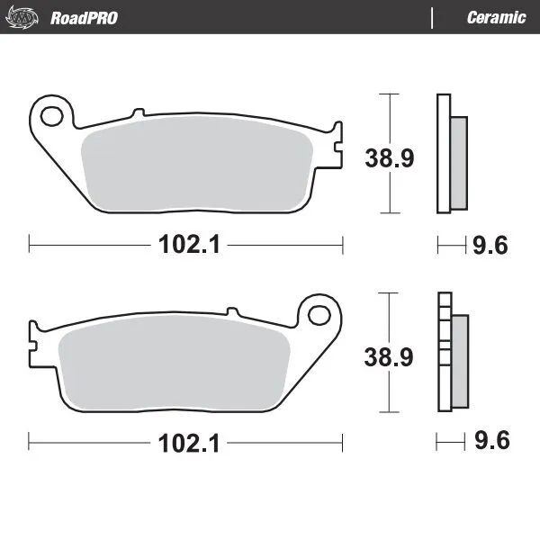 Plăcuțe de frână din ceramică, 2, nordicamoto.ro