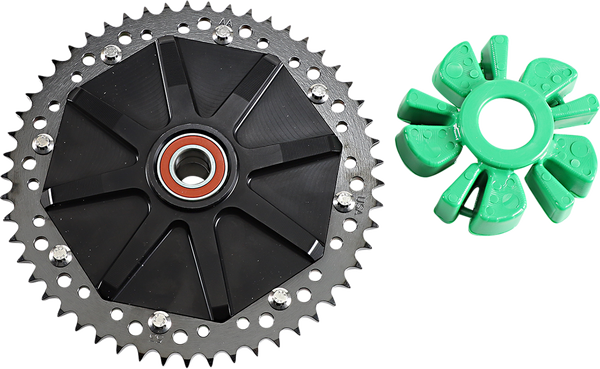 Cush Drive Chain Sprocket Black, Black Anodized, 2, nordicamoto.ro