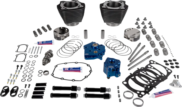 Engine Performance Kit Highlighted Fins-Wrinkle Black, 1, nordicamoto.ro