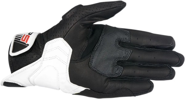 Manusi Piele Alpinestars Sp-5 Negru/Alb/Rosu-1
