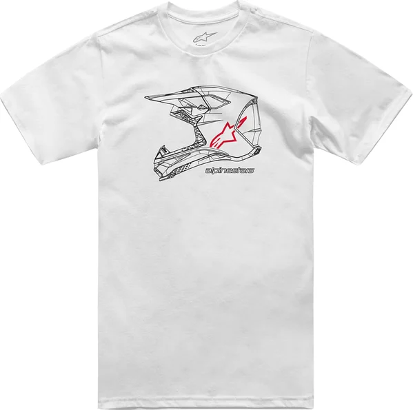 Mx Helmet Csf T-shirt White 