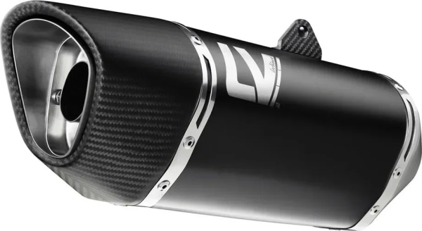 Tobă de eșapament LeoVince LV-14 R Black Edition Slip-On pentru Honda CB1000 Hornet, 1, nordicamoto.ro