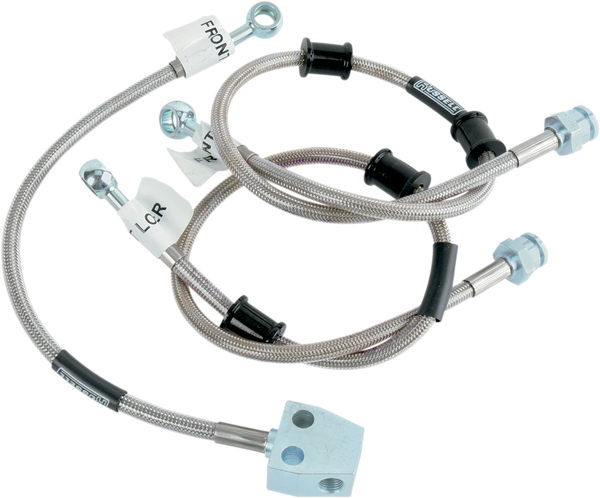 Front And Rear Brake Lines Silver, 1, nordicamoto.ro
