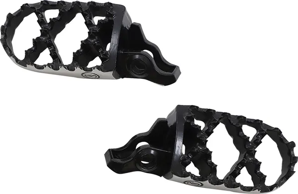 MOOSE RACING Hybrid Footpegs Black -1