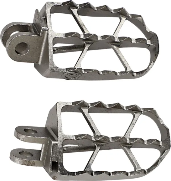MOOSE RACING Nd Series Footpegs Silver -0
