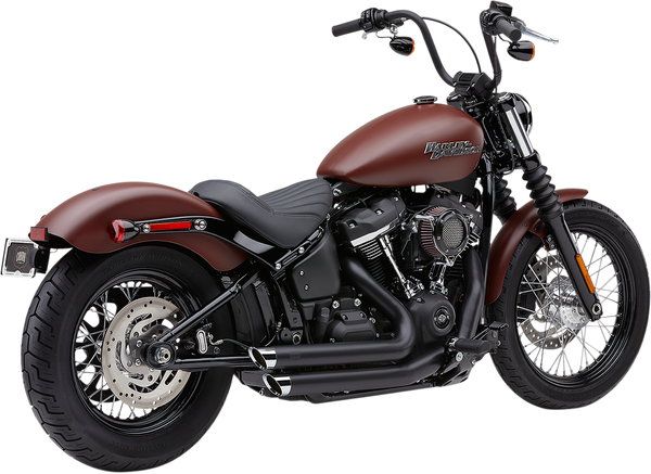 Speedster Slashdown Exhaust System Black, 1, nordicamoto.ro
