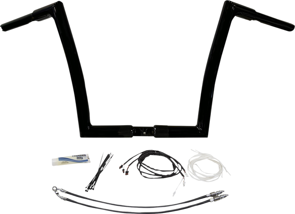 1-1/4(r) Ez Install Flat Top Handlebar Kit Black, 1, nordicamoto.ro