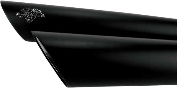 3(r) Round Twin Slash Slip-on Mufflers Black, 3, nordicamoto.ro