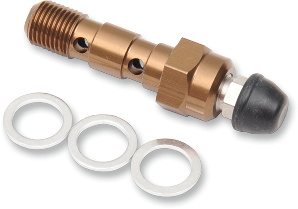 Aluminum Banjo Bolt Gold, Anodized, 1, nordicamoto.ro