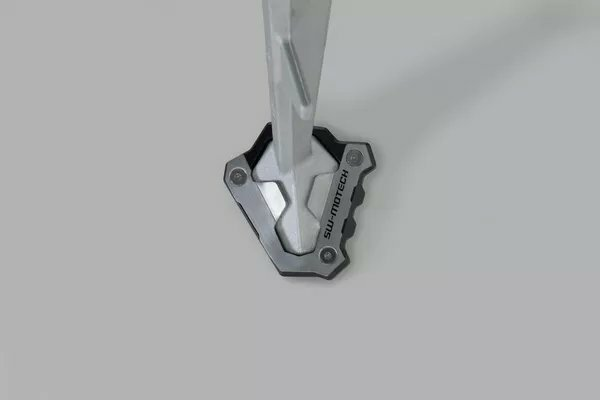 Sidestand Foot Extension Black, Silver -0