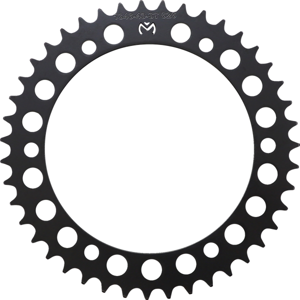 MOOSE RACING Pinion spate din oțel, negru, zincat, 1, nordicamoto.ro