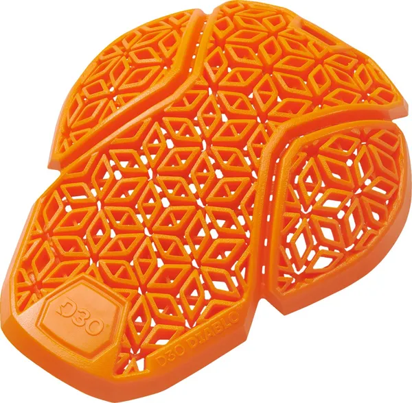 ICON D3o Diablo L2 Shoulder Guards Orange -2