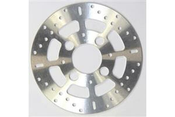 Round Fixed Brake Rotor Silver, Stainless Steel, 1, nordicamoto.ro
