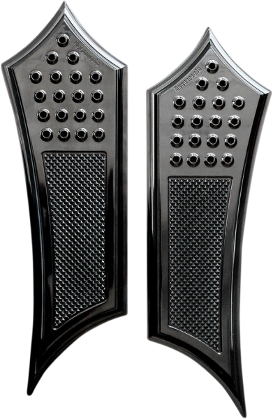 Front Floorboards Black, 1, nordicamoto.ro