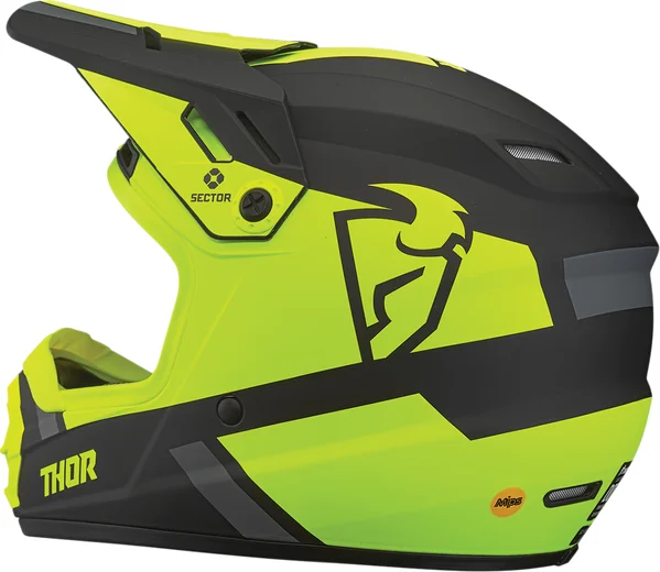 Youth Sector Split Mips Helmet Hi-vis, Yellow  M, 2, nordicamoto.ro
