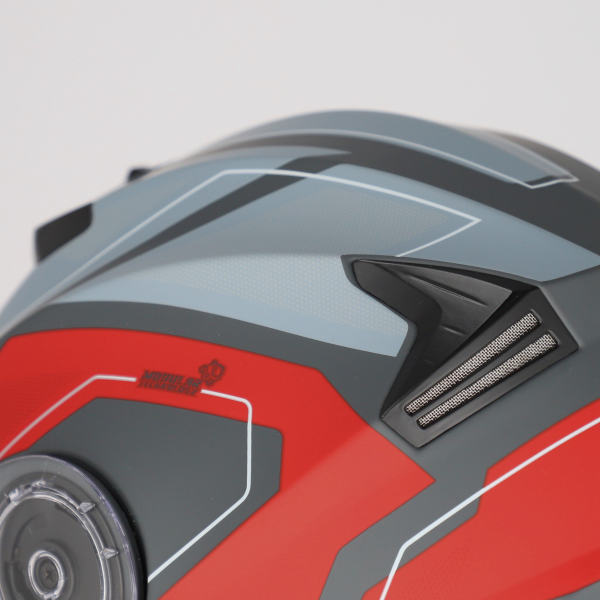 Casca Acerbis Serel 22.06 Grey/Red-2