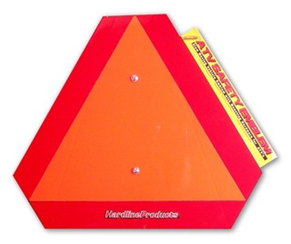 Safety Emblem Orange, Red, 1, nordicamoto.ro