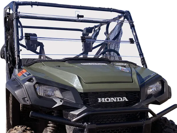 Deluxe Full Folding Windshield Clear -1