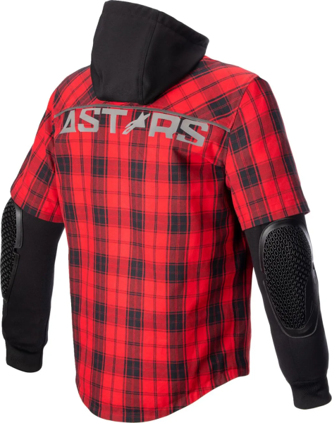 Geaca/Camasa Moto Alpinestars Tartan Red-1
