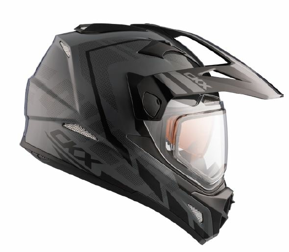 CKX Helmet QUEST RSV Moosek w electric visor Grey XS-0