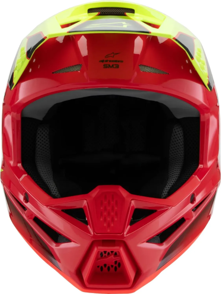 Casca Copii Alpinestars S-M3 Fray Black/Red/Yellow-3