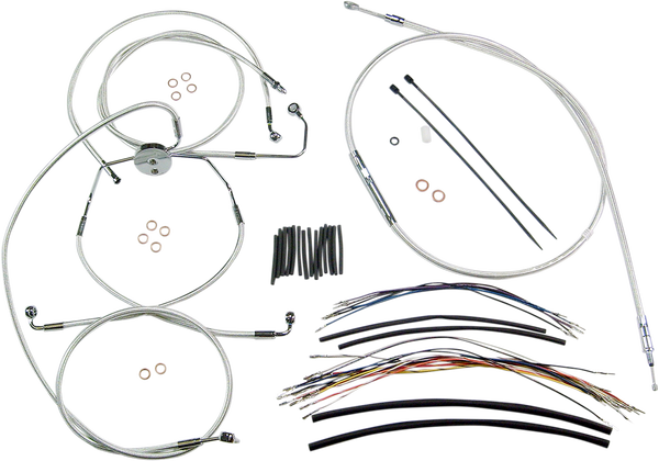Sterling Chromite Ii® Designer Handlebar Installation Kit Silver, 3, nordicamoto.ro