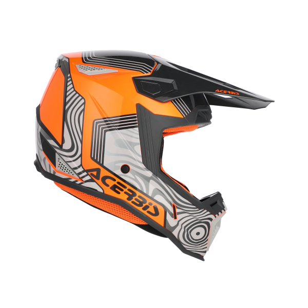 Casca Acerbis Whoops Graphic Gri/Portocaliu XXL-11