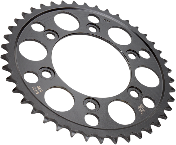 Lightweight Steel Sprocket Black, Zinc, 1, nordicamoto.ro